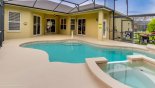 Orlando Villa for rent direct from owner, check out the View of pool & spa towards covered lanai