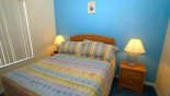 First floor Queen bedroom - www.iwantavilla.com is the best in Orlando vacation Villa rentals