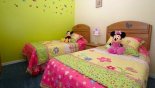 Monticello 9 Villa rental near Disney with Mickey & Mini bedroom with Butterfly theme wall