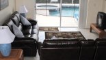 Family room with view of Pool & Spa with this Orlando Villa for rent direct from owner