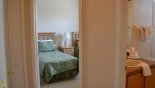 Bedroom 5 adjacent to Cabana bathroom 3 from Highlands Reserve rental Villa direct from owner