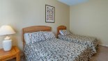 Dartmouth 2 Villa rental near Disney with Bedroom #4 with queen & twin sized bed