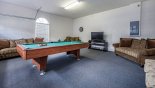 Villa rentals in Orlando, check out the Games room with pool table, darts, LCD TV with PlayStation