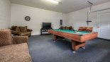 Games room with pool table, darts, LCD TV with PlayStation - www.iwantavilla.com is your first choice of Villa rentals in Orlando direct with owner