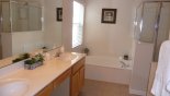 Master Suite Bathroom - www.iwantavilla.com is the best in Orlando vacation Villa rentals