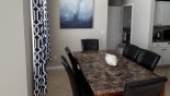Breakfast nook with table & 6 chairs - www.iwantavilla.com is your first choice of Villa rentals in Orlando direct with owner