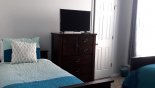 Twin bedroom #5 with LCD cable TV from Emerald Island Resort rental Villa direct from owner