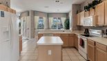 Fully fitted kitchen with quality appliances and island unit - www.iwantavilla.com is the best in Orlando vacation Villa rentals
