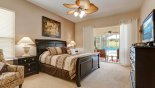 Monterey 3 Villa rental near Disney with Master bedroom with king sized bed and direct access onto pool