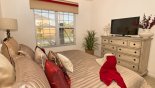 Master 2 bedroom with flat screen TV - www.iwantavilla.com is the best in Orlando vacation Villa rentals