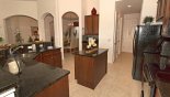 Villa rentals near Disney direct with owner, check out the Kitchen viewed towards dining room