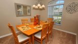 Oakmont 1 Villa rental near Disney with Dining room seating 6 with views onto front garden