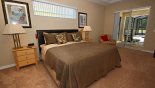 Villa rentals in Orlando, check out the Master 1 bedroom with king sized bed