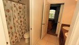 Villa rentals in Orlando, check out the Jack & Jill bathroom 2 with bath and shower over
