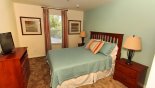 Villa rentals near Disney direct with owner, check out the Bedroom 3 with queen sized bed & flat screen TV