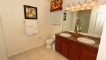 Spacious rental Calabria Villa in Orlando complete with stunning Master ensuite bathroom with large walk-in shower