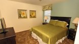 Bedroom 5 with queen sized bed & flat screen TV from Calabria rental Villa direct from owner