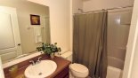 Orlando Villa for rent direct from owner, check out the Bathroom 3 with bath & shower over