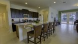 Fully fitted kitchen with breakfast bar & 4 chairs - www.iwantavilla.com is your first choice of Villa rentals in Orlando direct with owner