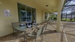 Villa rentals in Orlando, check out the Covered lanai with table & 6 chairs (2 not shown)
