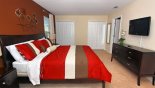 Villa rentals near Disney direct with owner, check out the Master 1 bedroom with flat screen TV