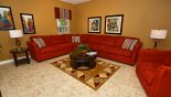 Family room with ample seating for all - www.iwantavilla.com is your first choice of Villa rentals in Orlando direct with owner