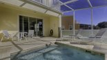 Townhouse rentals near Disney direct with owner, check out the View of covered lanai from pool deck