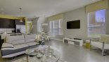 Orlando Townhouse for rent direct from owner, check out the Living room with wall mounted flat screen TV