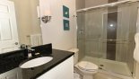 Spacious rental Serenity / Retreat Silver Creek Townhouse in Orlando complete with stunning Jack & Jill bathroom with walk-in shower