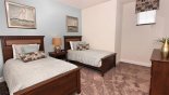 Spacious rental Serenity / Retreat Silver Creek Townhouse in Orlando complete with stunning Bedroom 2 with twin beds