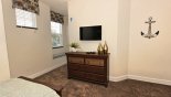 Twin bedroom 2 with flat screen TV from Serenity / Retreat Silver Creek rental Townhouse direct from owner