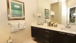 Orlando Townhouse for rent direct from owner, check out the Master ensuite bathroom with his & hers sinks