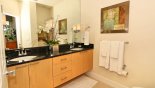 Master ensuite bathroom with his & hers sinks from Serenity / Retreat Silver Creek rental Townhouse direct from owner