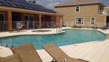 Community swimming pool - solar heated - www.iwantavilla.com is the best in Orlando vacation Townhouse rentals