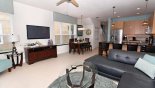 Spacious rental Serenity / Retreat Silver Creek Townhouse in Orlando complete with stunning Living room with flat screen TV