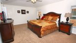Orlando Villa for rent direct from owner, check out the Master bedroom with king sized bed