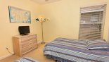 Twin bedroom 4 with LCD TV from Highlands Reserve rental Villa direct from owner