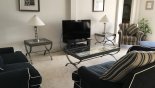 Jessop 1 Villa rental near Disney with Tastefully decorated living room with 65” Smart HDTV
