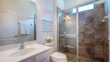 Villa rentals near Disney direct with owner, check out the Bathroom 5 with walk-in shower