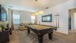 Spacious rental Solterra Resort Villa in Orlando complete with stunning Upstairs games room with pool table & LCD TV