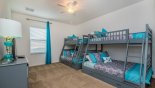 Orlando Villa for rent direct from owner, check out the Bedroom 4 with 2 bunk beds (twin over full size) sleeping 4 children