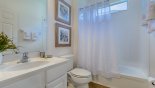 Downstairs shared bathroom from Providence rental Villa direct from owner