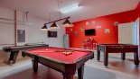 Professionally designed games room - www.iwantavilla.com is the best in Orlando vacation Villa rentals