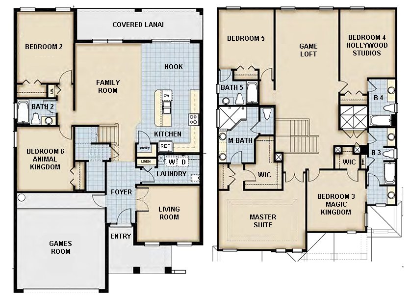 Coconut Palm 5 Floorplan
