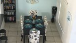 Dining area from Highlands Reserve rental Villa direct from owner