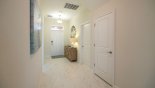 Entrance hallway leading to master 2 bedroom on left from Champions Gate rental Villa direct from owner