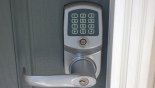 Keyless entry lets you go straight to the house, no need to check-in anywhere from Brentwood 1 Villa for rent in Orlando