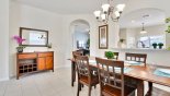 Spacious rental Windsor Hills Resort Villa in Orlando complete with stunning Another view of the dining area with seating for up to 10