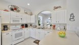 Villa rentals in Orlando, check out the Fully fitted kitchen with quality appliances and everything you need