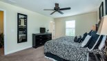 Villa rentals near Disney direct with owner, check out the Master 2 bedroom with flat screen TV